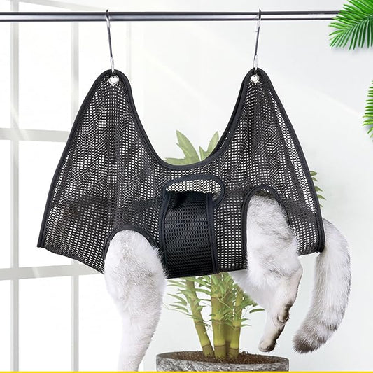 Dog Grooming Hammock, Relaxation Cat Hanger Sling for Trimming Clipping Nails Dog Sling Dog Hammock for Nail Trim Adjustable Dog Hammock Restraint Bag for Small Medium Large Dog