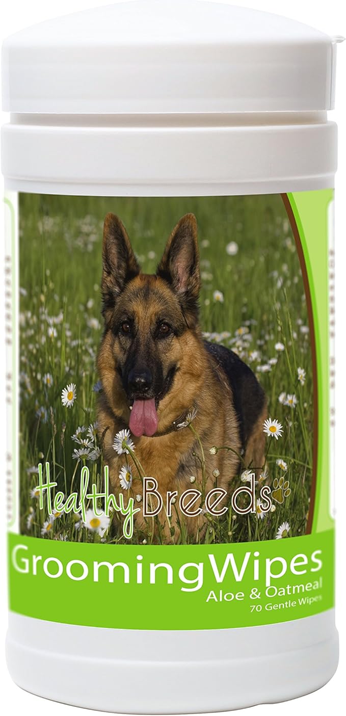Healthy Breeds German Shepherd Grooming Wipes 70 Count