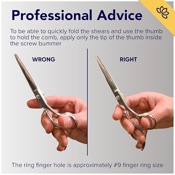 Equinox Professional Razor Edge Hair Cutting/Thinning Scissor Set/2, 6.5"