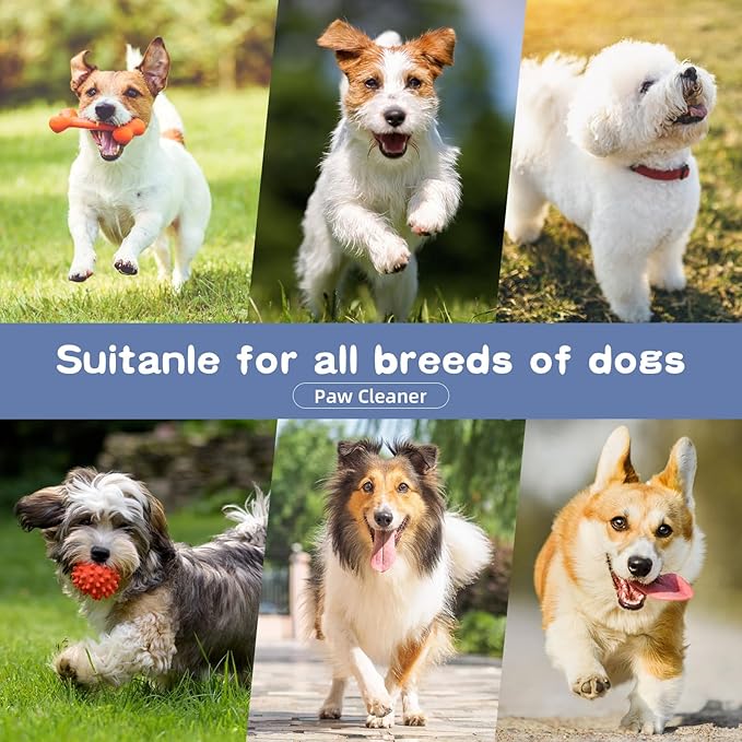 Paw Cleaner for Dogs - Clean Paws No-Rinse Foaming Cleanser for Dogs & Cats Small Large Medium Breed Dog Paw Foot Washer Grooming Supplies for Pet Care 1pcs