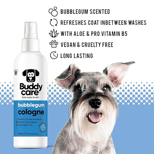 Dog Cologne - Bubblegum - 200ml - Sweet and Playful Scented Dog Cologne - Refreshes Between Dog Washes