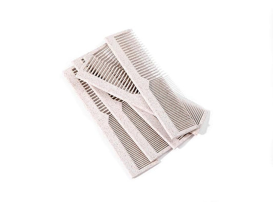 Bleeker and Rowe 100% Biodegradable Combs - Individually wrapped - Environmentally Eco Friendly Bulk Pocket Combs - Perfect for Macrame (pack of 100)