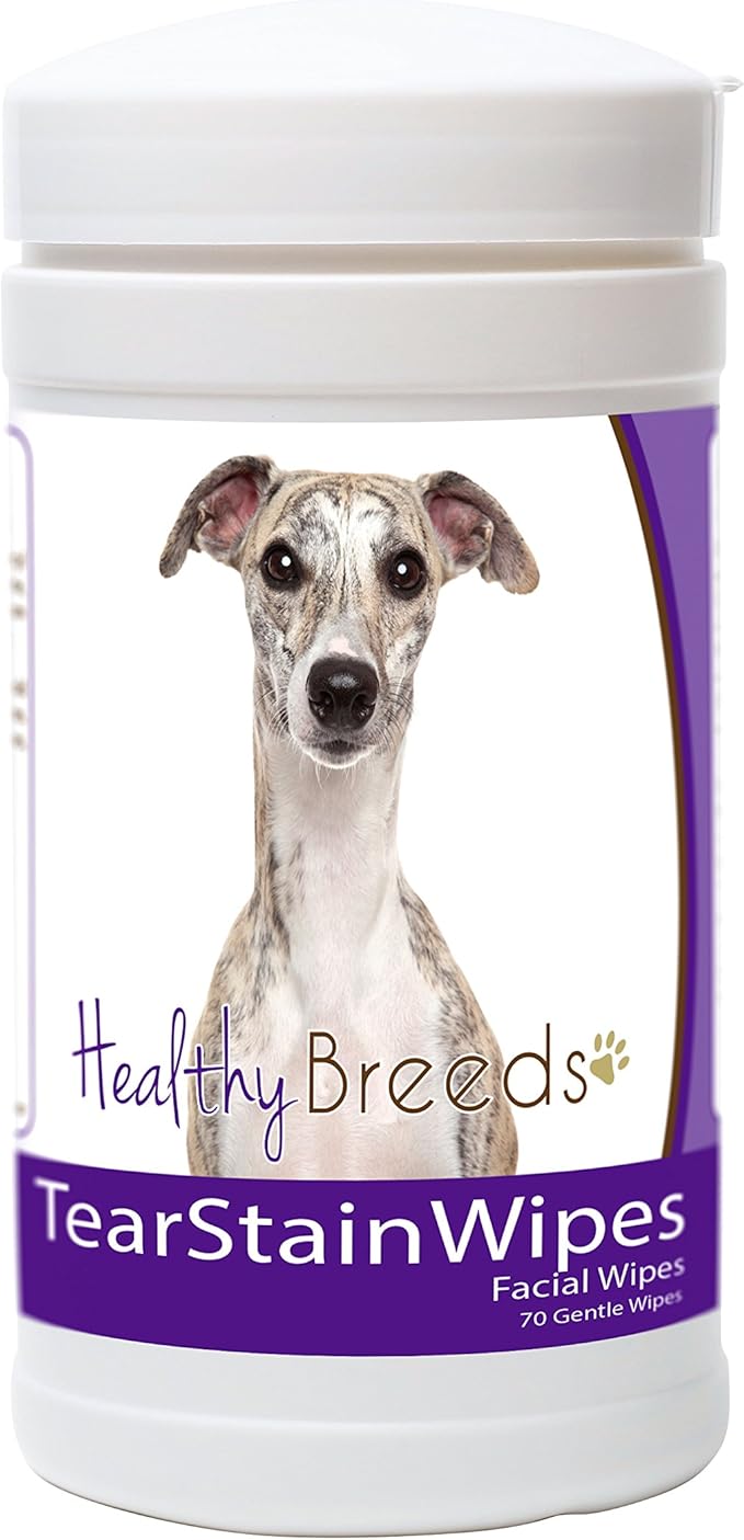 Healthy Breeds Whippet Tear Stain Wipes 70 Count