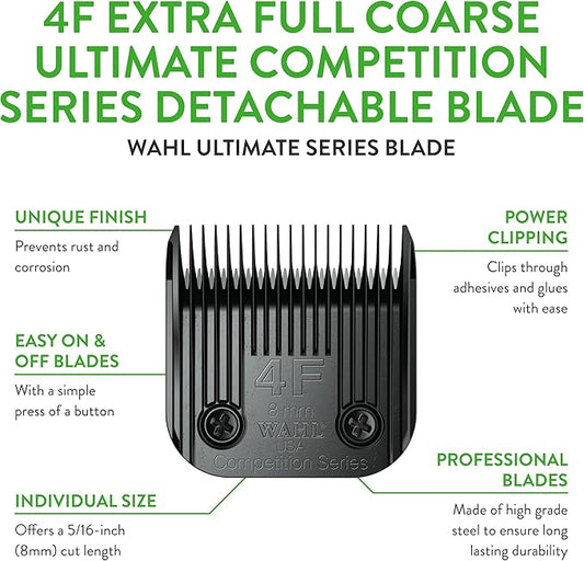 Wahl Professional Animal 4F Extra Full Coarse Ultimate Competition Series Detachable Blade with 5/16-Inch Cut Length (2375-500)