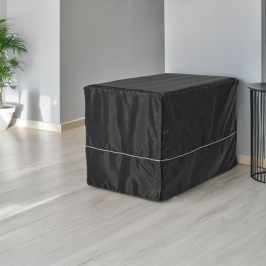 MidWest Homes for Pets Dog Crate Cover, Privacy Dog Crate Cover Fits Midwest Dog Crates, Crate Cover Only, Machine Wash & Dry, Black, 30-Inch