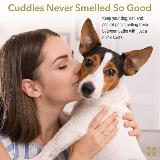 Pet Deodorizing Body Spray - Sweet Sugar Cookie Scent - Mild Long-Lasting Dog Body Spray and Cat Cologne - Formulated for Smelly Dogs and Cats - 8 Fluid Ounces