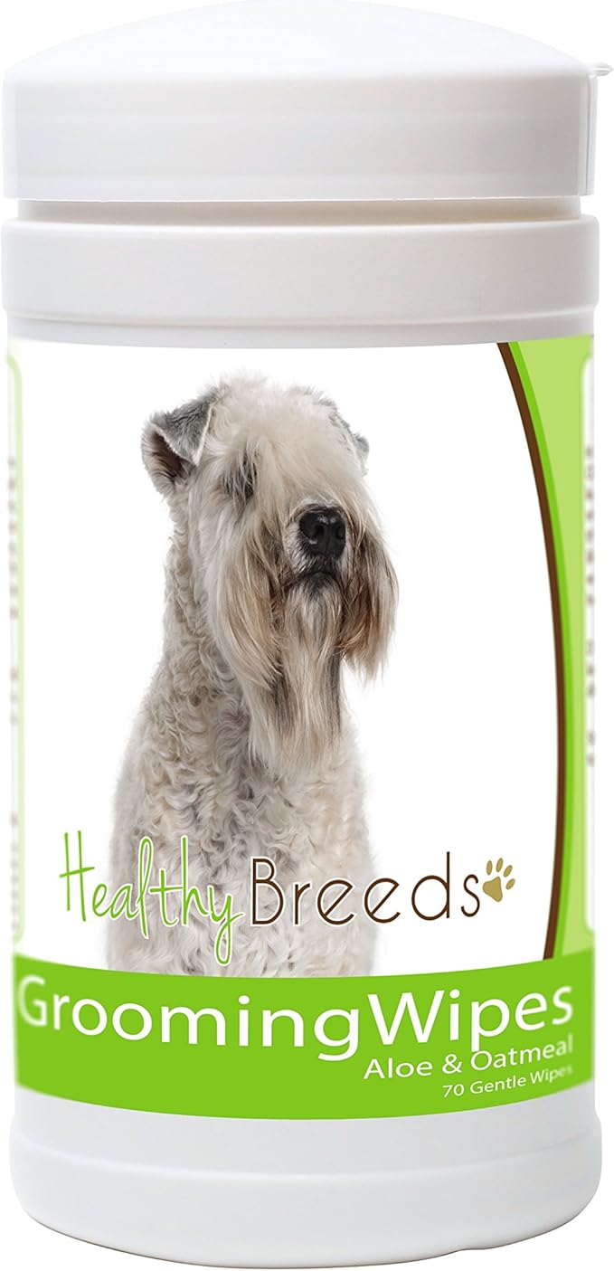 Healthy Breeds Soft Coated Wheaten Terrier Grooming Wipes 70 Count