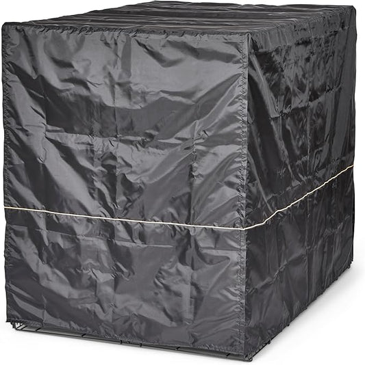 MidWest Homes for Pets Dog Crate Cover, Privacy Dog Crate Cover Fits MidWest Dog Crates, Crate Cover Only, Machine Wash & Dry, Black, 54-Inch
