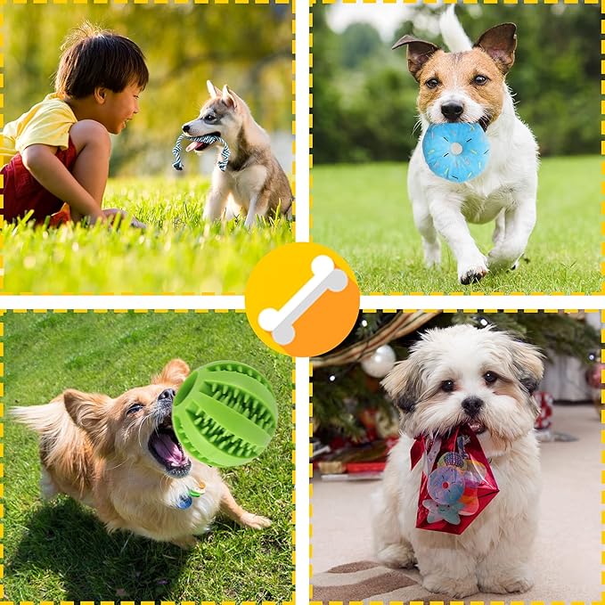 Zeaxuie 14 Pack Puppy Toys for Teething Small Dogs, Puppy Chew Toys with Cute Squeaky Dog Toys, Ball and More Rope Dog Chew Toys