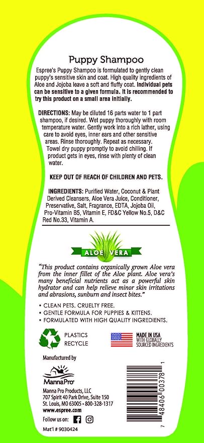 Espree Puppy Shampoo, 20 oz