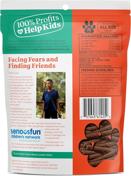 Newman's Own Snack Sticks for Dogs, 5-oz. (Pack of 8), Chicken & Sweet Potato