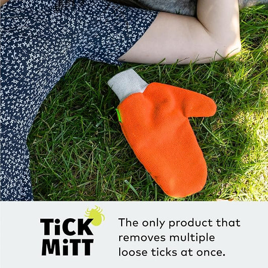 TiCK MiTT Orange Glove – Chemical-Free, Durable & Portable Outdoor and Pet Care Accessory