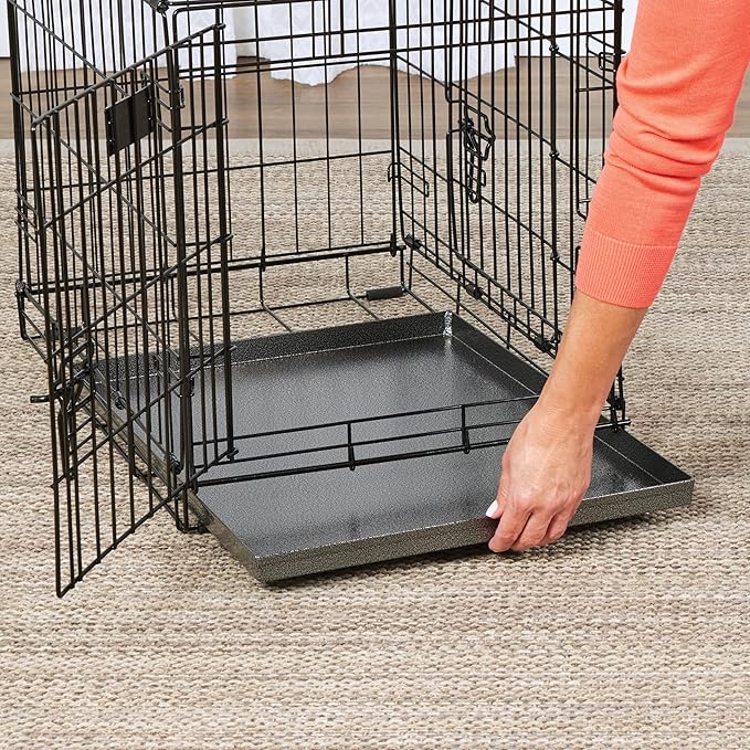 MidWest Homes for Pets Metal Dog Crate Replacement Pan; 48 inch
