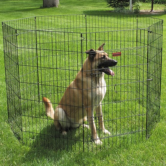 ProSelect Everlasting Exercise Pens for Dogs and Pets - Black 18", 24", 30", 36", 42", 48"