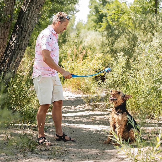 Chuckit Sport 25M Dog Ball Launcher, 25" Length, Includes Medium Ball (2.5") For Dogs 20-60 Pounds