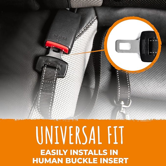 Mighty Paw Dog Car Safety Belt - Dog Seatbelt Ensures Pet Protection While Driving - Seatbelt for Dogs for Car - Dog Vehicle Accessory - Dog Car Seat Belt Attachment - Car Leash Restraint System