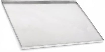 29.5" x 20.5" Metal Replacement Dog Crate Pan Chew Proof Crack Proof Pet Kennel Tray Central Dog Training Crate Pan Pet Supplies, Stainless Steel, 1" H