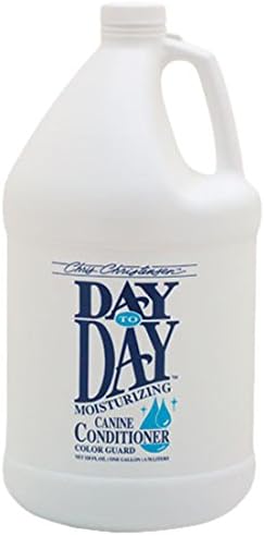 Chris Christensen Day to Day Ultra Concentrated Dog Conditioner, Makes up to 8 Bottles, Groom Like a Professional, Moisturizing, All Coat Types, for Daily Use, Made in USA, 1gal