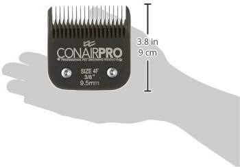 CONAIRPROPET Dog Clippers for Grooming Replacement Blade, Size 4F, Fits Most Detachable Grooming Clippers,Black