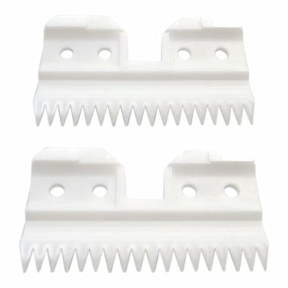 2pcs 18Teeth Ceramic Blade Fast Feed Clippers Replacement Blades for A5 Grooming Cutter Series, 18Teeth Andis Blade Parts (3F/3FC, 4F/4FC, 5F,/5FC, 7F/7FC, 3#, 4#, 5#,7#, 8.5#, 9#, 10#)