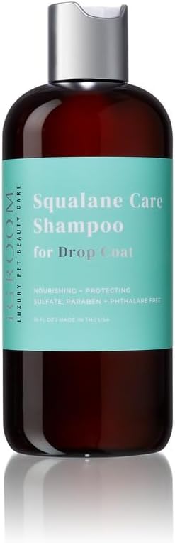 iGroom Squalane Care Dog Shampoo for Dropcoats, Luxury Pet Beauty Care, Reduce Breakage and Split Ends, Promotes Strong and Healthy Hair, Made in USA, 16 oz