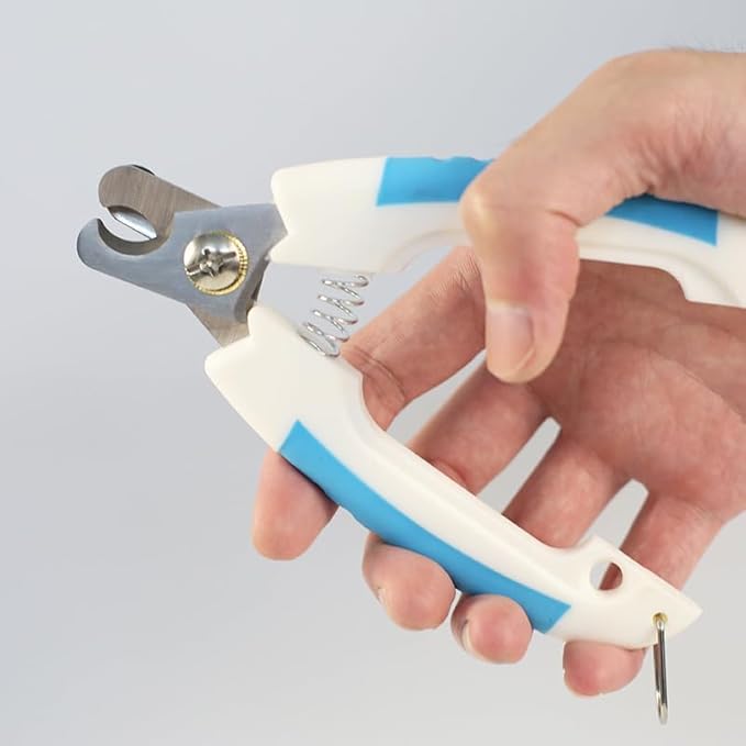 KUOUDOM Professional Dog Nail Trimmer - Nail Clippers & Supplies for Grooming - Dog Claw Care for Small & Large Blue - Standard, 6" x 2"