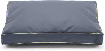 Dog Bed Cover 20Lx15Wx3H Inch.Waterproof Heavy Duty Durable Oxford Dog Bed Replacement Covers with Zipper.Washable Removable Pet Bed Mattress Protector Cover.Grey,Cover Only.