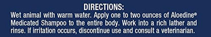 Farnam Medicated Shampoo with Aloe Vera and Iodine | Moisturizing and Gentle | for Horses, Ponies and Dogs | 16 oz (Pack of 2)
