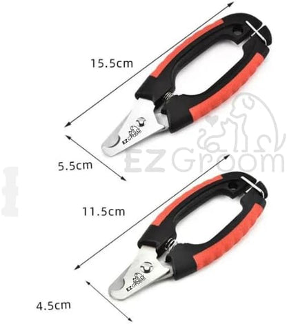Dog & Cat Pets Nail Clippers and Trimmers - with Safety Gurad to Avoid Over Cutting, Professional Grooming Tool for Pets (Small, Blue)