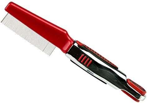CHI For Dogs Soft Grip Comb | Dog Comb For all Hair Types and Breeds | Ergonomic Dog Comb with Soft Grip Handle, Dog Grooming Tools, Grooming Supplies for Dogs