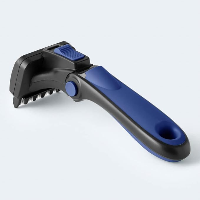 Deshedding Brush for Dogs & Cats - Small & Blue, Long Hair Grooming Tool, Dog Deshedding Brush, Cat Deshedding Brush, Lightweight Deshedding Tool for Shedding Control