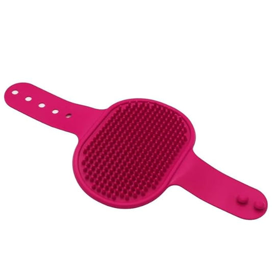 2 Pack Dog Grooming Brush Set - 1 Fuchsia and 1 Yellow For Dogs, Cats