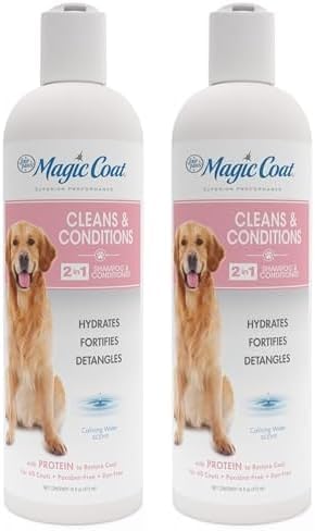 Four Paws Magic Coat Dog Shampoos for Dogs, Dog Grooming Supplies, Dog Bathing Supplies, Made in USA (Pack of 2)