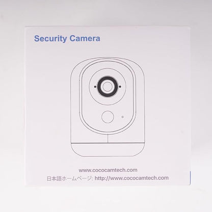 COCOCAM 2K Indoor Pan/Tilt Security Camera with 5200mAh Battery, WiFi Camera,Wireless for Baby Monitor/Pet/Home Security, AI Recognition, PIR Human Detection, 2.4G WiFi (White)