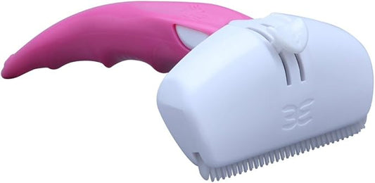 Iris Ohyama Pet Brush, Hoory Easy Pink, Dog Large