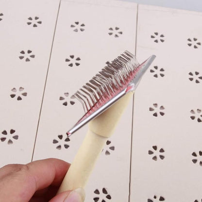 Dog Cat Pet Salon Grooming Hair Brush Comb Slicker S ExcellentDeft Processed
