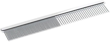 Eye Envy Tear Stain Remover Comb for Dogs and Cats. Fine/Coarse Comb with 80 Rounded Pins. Gently Remove Crusty Eye Debris, Gunk and Boogers. Face and Feet Comb. Remove Tangles