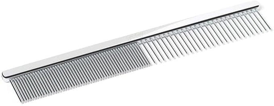 Eye Envy Tear Stain Remover Comb for Dogs and Cats. Fine/Coarse Comb with 80 Rounded Pins. Gently Remove Crusty Eye Debris, Gunk and Boogers. Face and Feet Comb. Remove Tangles