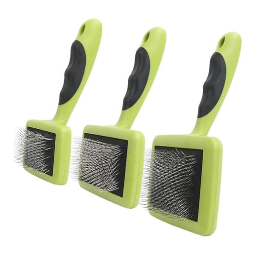 Slicker Brush for Pets. Dogs and Cats. Grooming Tool For Loose and Tangled Fur or Hair . Long Pins Long Hair Grooming Brush (Medium)