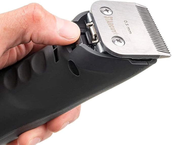 Detachable Dog, Cat, and Horse Pet Professional Grooming Clipper Replacement Blades, Compatible with Most A5 Andis, Oster, Wahl Series Clippers, Made of Stainless Steel. (#4 3/8" (9.5mm))