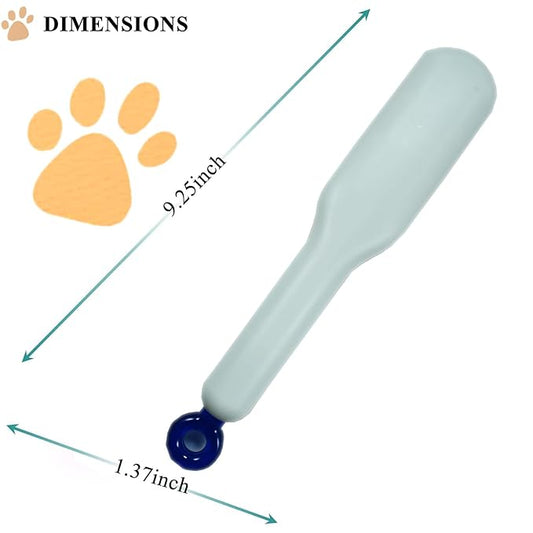 Scalable Grooming Brush for Small Dogs, Puppy Brush, Soft Dog Brush for Shih Tzus, Yorkies, Maltipoos, Maltese (White)
