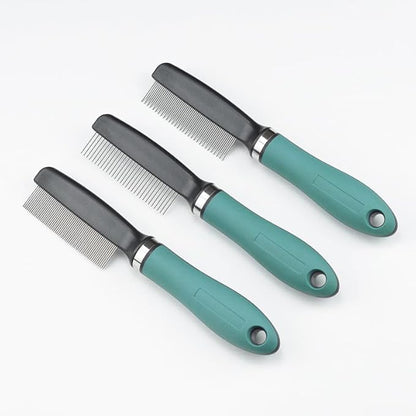 Combs for Grooming The Fur of Cats and Dogs, Available In A Variety of Colors. (Sparsity,Malachite green)