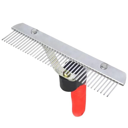 FRCOLOR Cleaning Brush Pet Comb Horse Rake Comb Dog Shedding Brush Horse Tail Comb Dog Grooming Brush Pet Cleaner Dog Hair Comb Pet Brush Self Cleaning Cosmetic Hair Removal Comb Rubber
