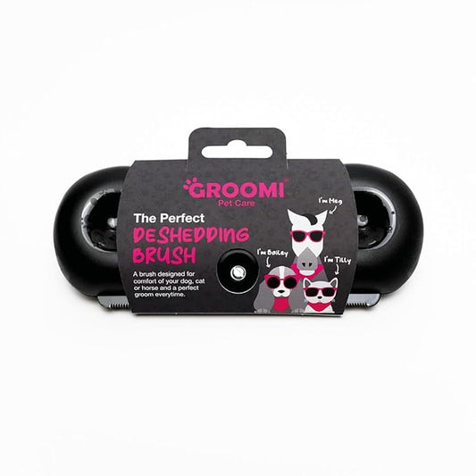 Deshedding & Grooming Brush for Dogs, Cats, Horses & Rabbits - Gentle & Effective Pet Grooming Tool, Wide Shallow Comb, Smooth Groomer for Cats, Dogs and Horses, Combs for Grooming Animal