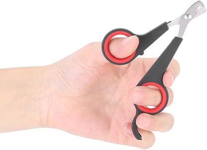 AYNEFY Bird Nail Clipper, Stainless Steel Bird Nail Trimmer Parrot Nail Scissors Pet Bird Nail Grooming Tool for Dogs Cat Rabbits and Birds