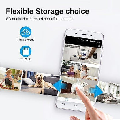 VSTARCAM 1080P Camera Dual-LensI, Pet Baby Monitor,360° Security Camera Indoor with Siren & Spotlight, Motion Detection, 2-Way Talk, Color Night Vision 005