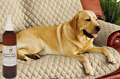 GW Natural Dog Deodorant Cologne & Anti-Itch Spray for Dogs and Cats with Jasmine Orange Blossom Scent