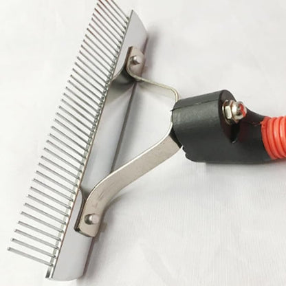 FRCOLOR Cleaning Brush Pet Comb Horse Rake Comb Dog Shedding Brush Horse Tail Comb Dog Grooming Brush Pet Cleaner Dog Hair Comb Pet Brush Self Cleaning Cosmetic Hair Removal Comb Rubber
