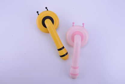 Cat Self Cleaning Slicker Brush, Grooming Brush, Short and Long Haired remover for Dogs and Cats, Slicker Removes Loose Undercoat & Tangled Hair (Bee-pink)