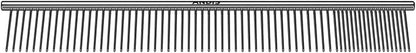Andis 68545 Stainless-Steel Comb for Knots, Mats & Loose Hair Removal - Effective Dematting Tool Comfortable, Lightweight, Portable & Safe for Dogs, Cats & Pets – Silver, 10-Inch